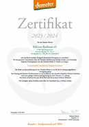 Zertifikat Demeter 2023/2024